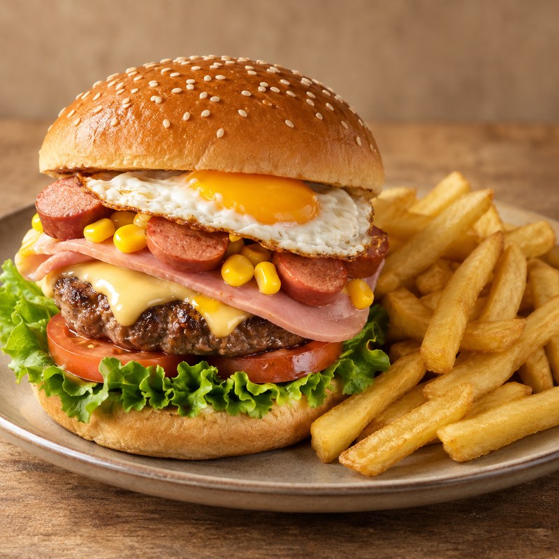 Hamburguesa completa